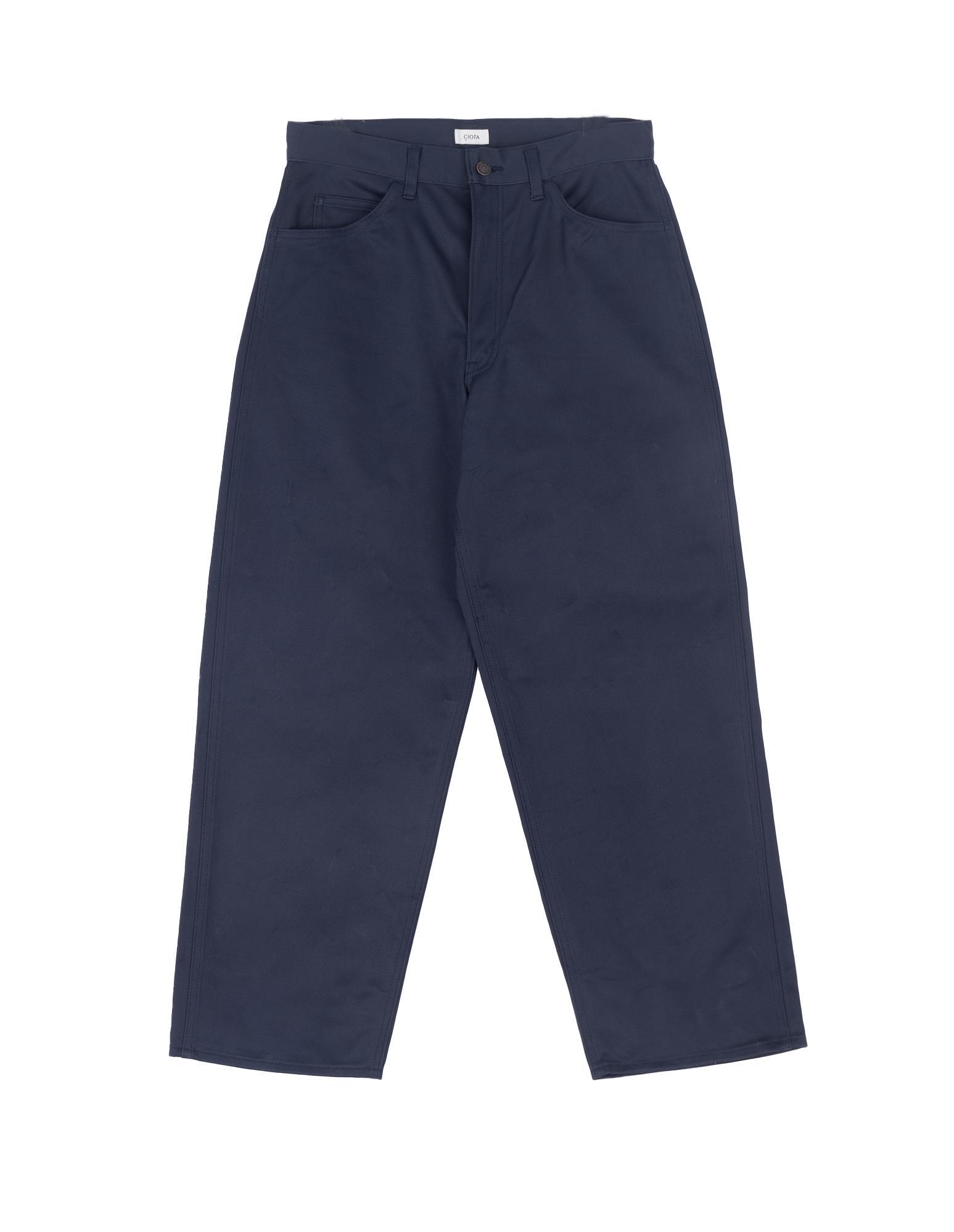 Cotton Twill 5p Pants (Navy)