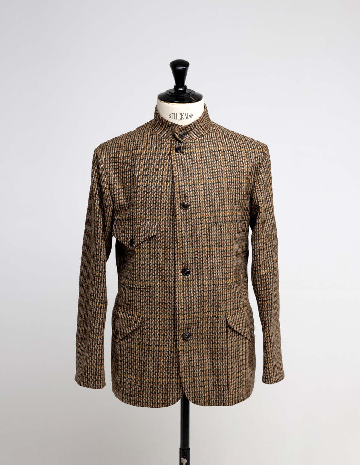 TROPICAL OFFICER Cheviot Tweed Jacket