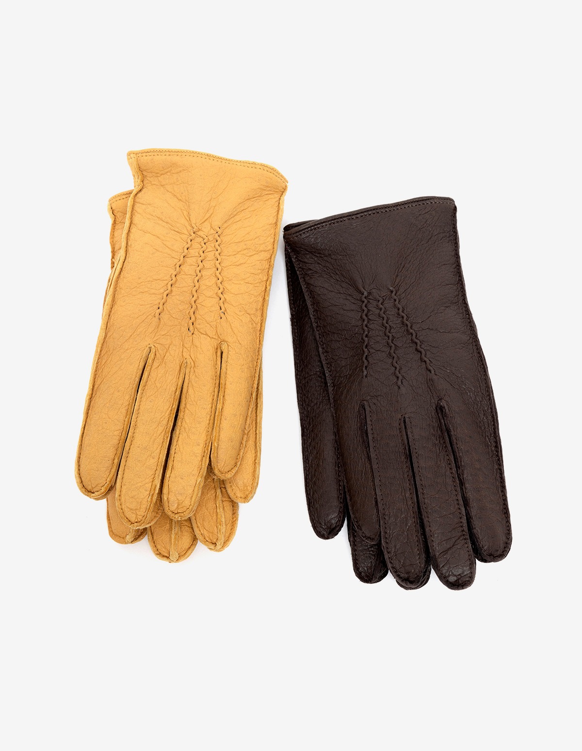 Oxley Cashmere Lined Peccary Leather Gloves