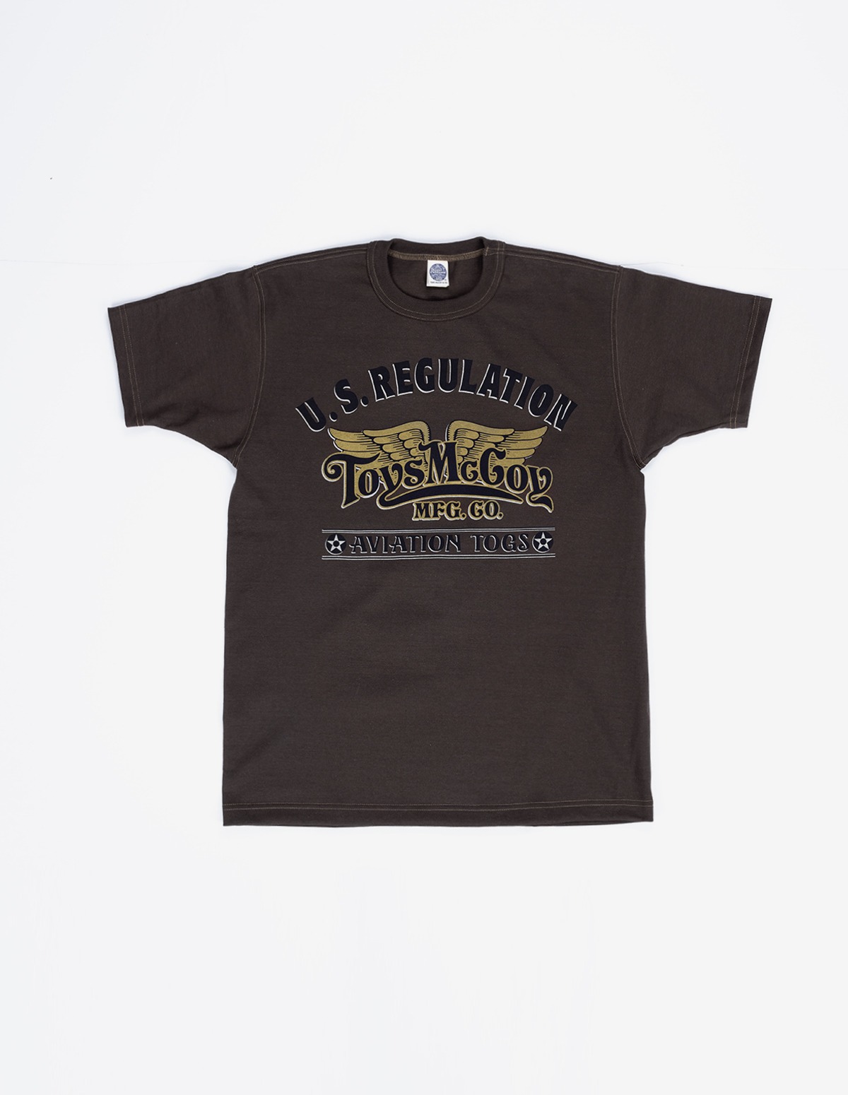 TMC2326 MILITARY TEE SHIRT &quot;Toys McCoy MFG.CO. AVIATION TOGS&quot;