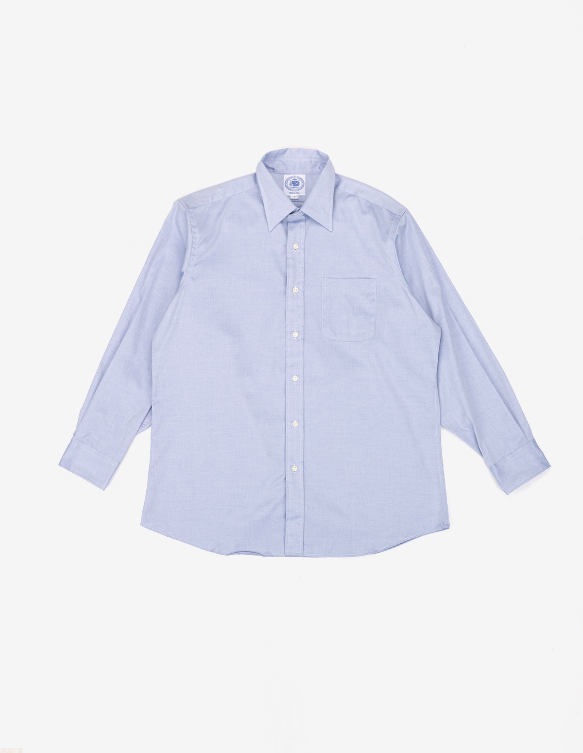 Pinpoint Collar Dress Shirt (Blue)
