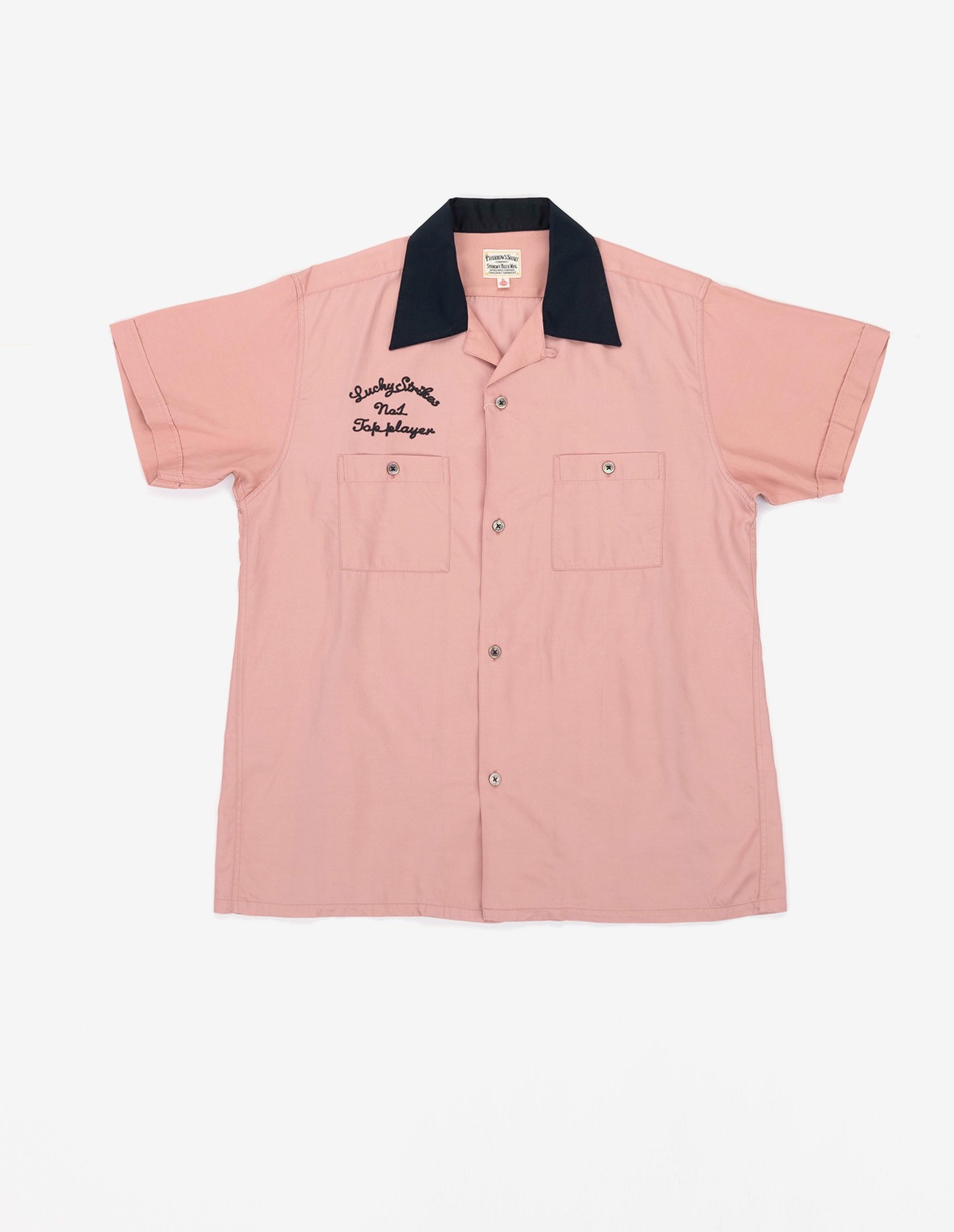 23S-PBS1 Lucky Strikes Bowling Shirts (Pink)