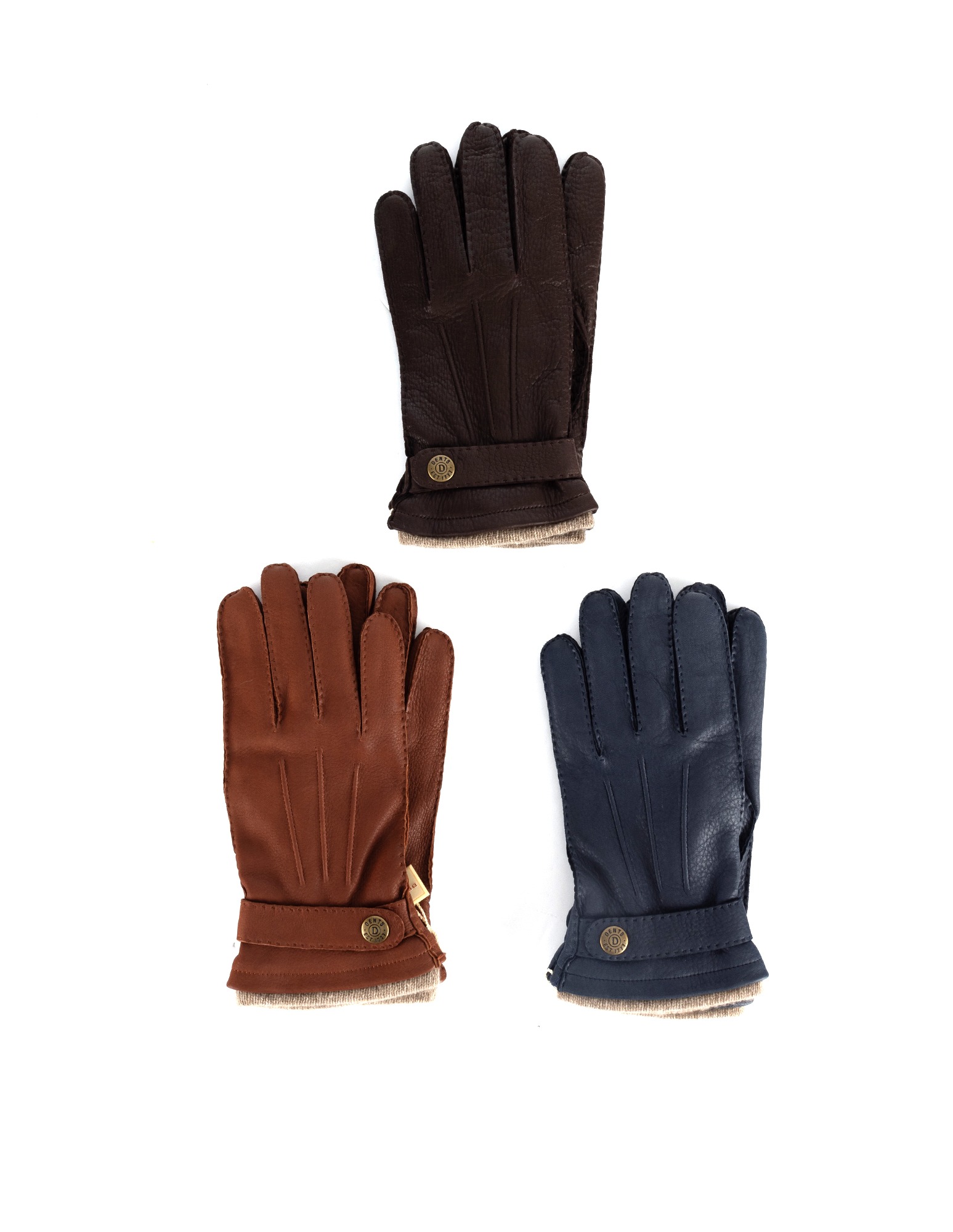 Gloucester Cashmere Lined Deerskin Leather Gloves