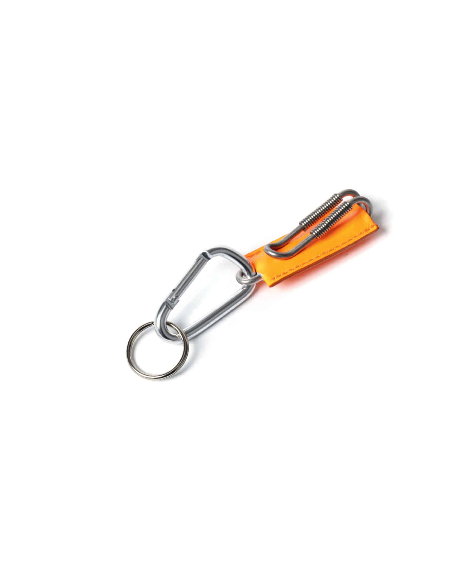 Spring Clip Key Holder (Orange)